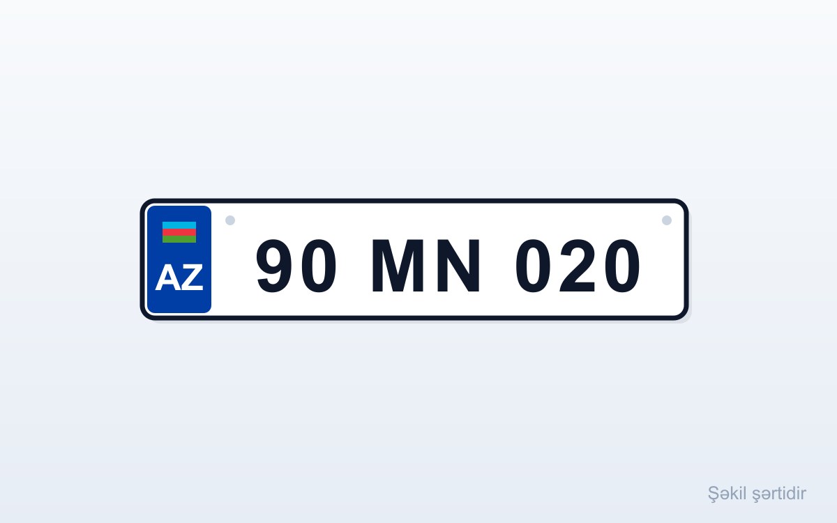 90-MN-020 nömrəsi itib❗️